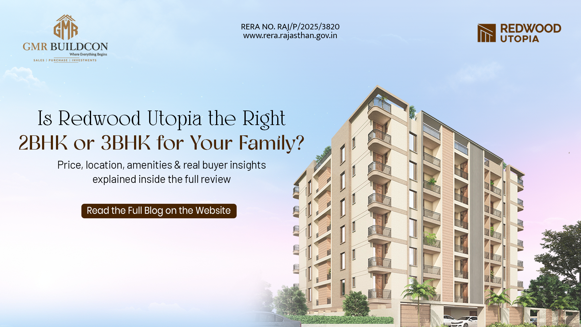 2-3 BHK Flats in Jagatpura: Budget Guide & Redwood Utopia